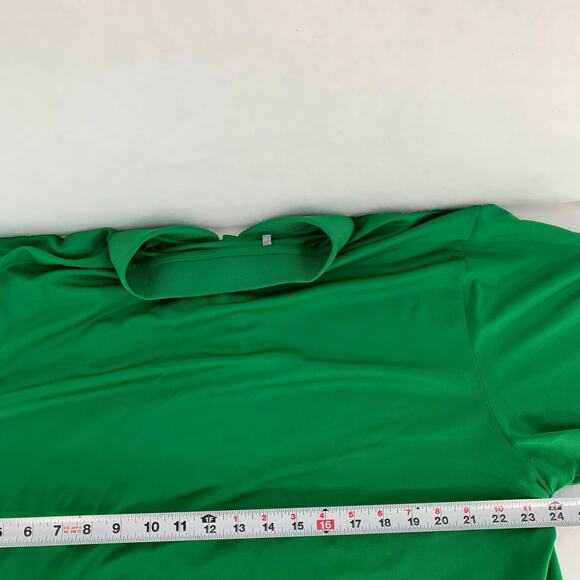 Men's Under Armour Green Notre Dame Fighting Irish Wordmark T2 Polo Size 2XL - Picture 4 of 15